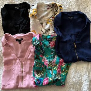5 Express Women Blouses size Medium